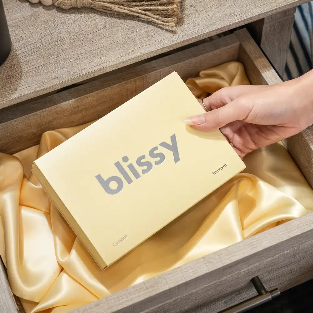 Blissy Pillowcase - Custard - Standard