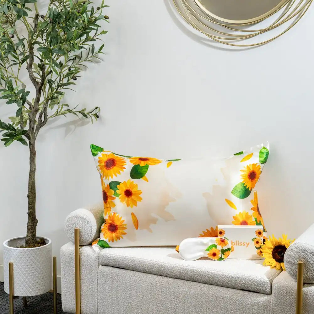 Pillowcase - Zodiac Flower - Leo Sunflower - Queen