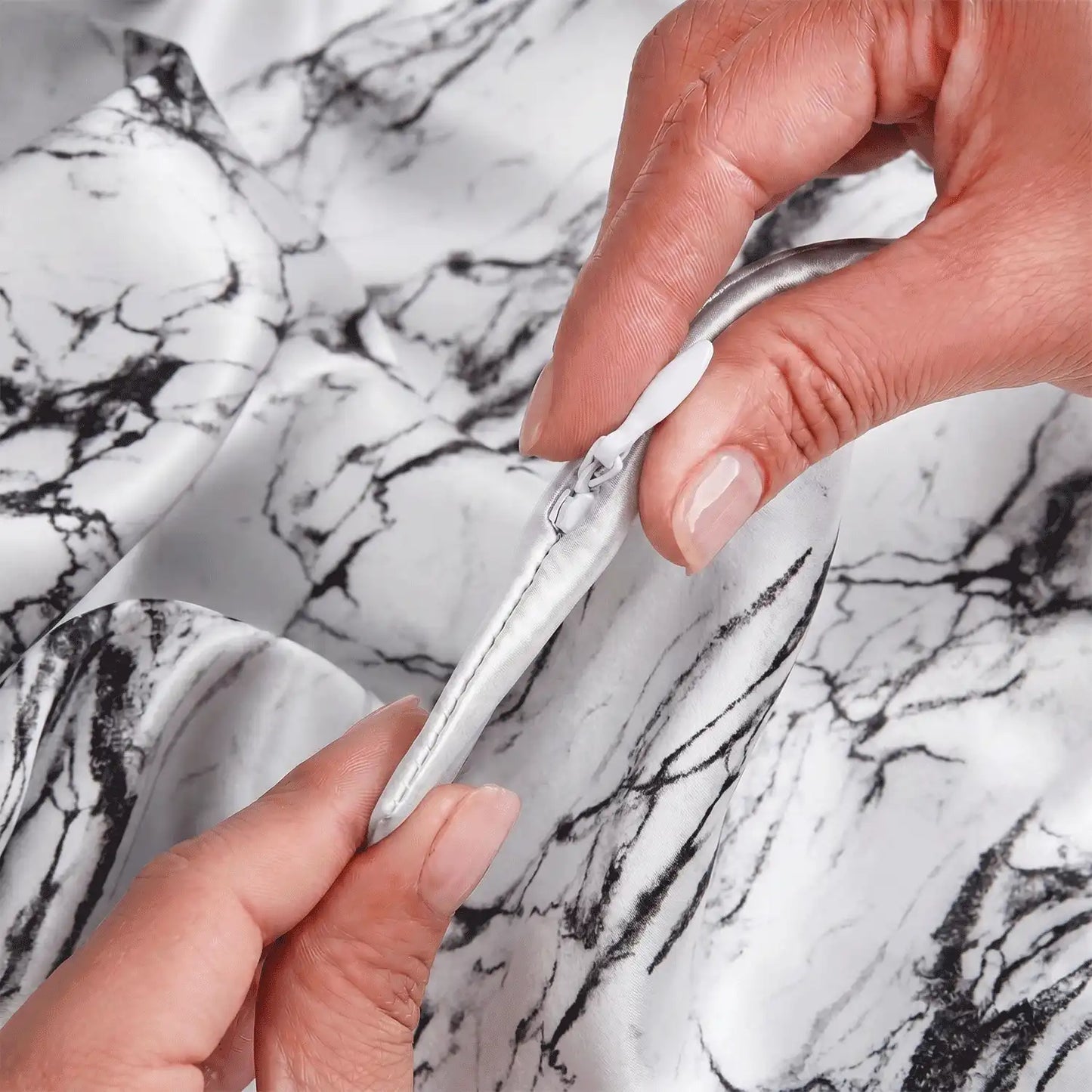Pillowcase - Light Marble - King