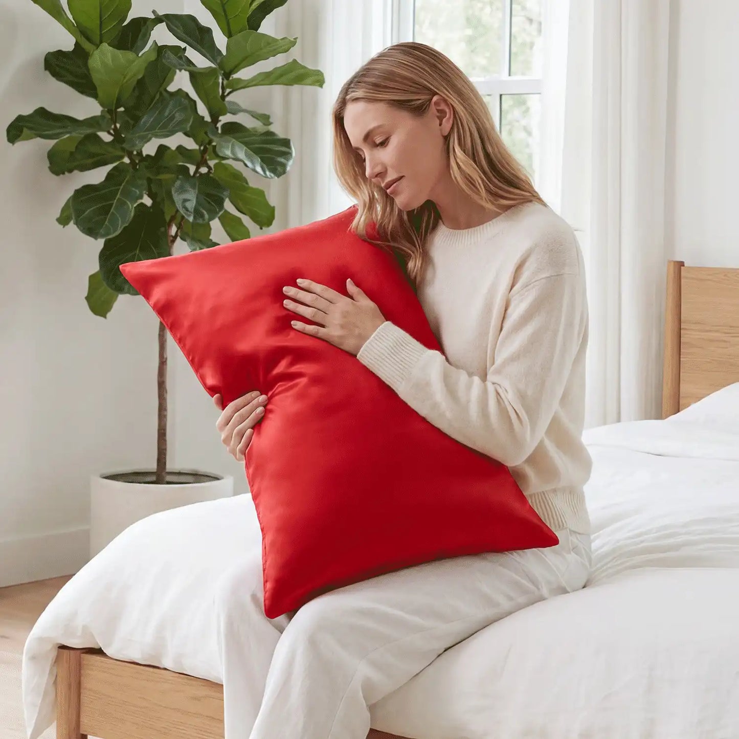 Pillowcase - Red - King