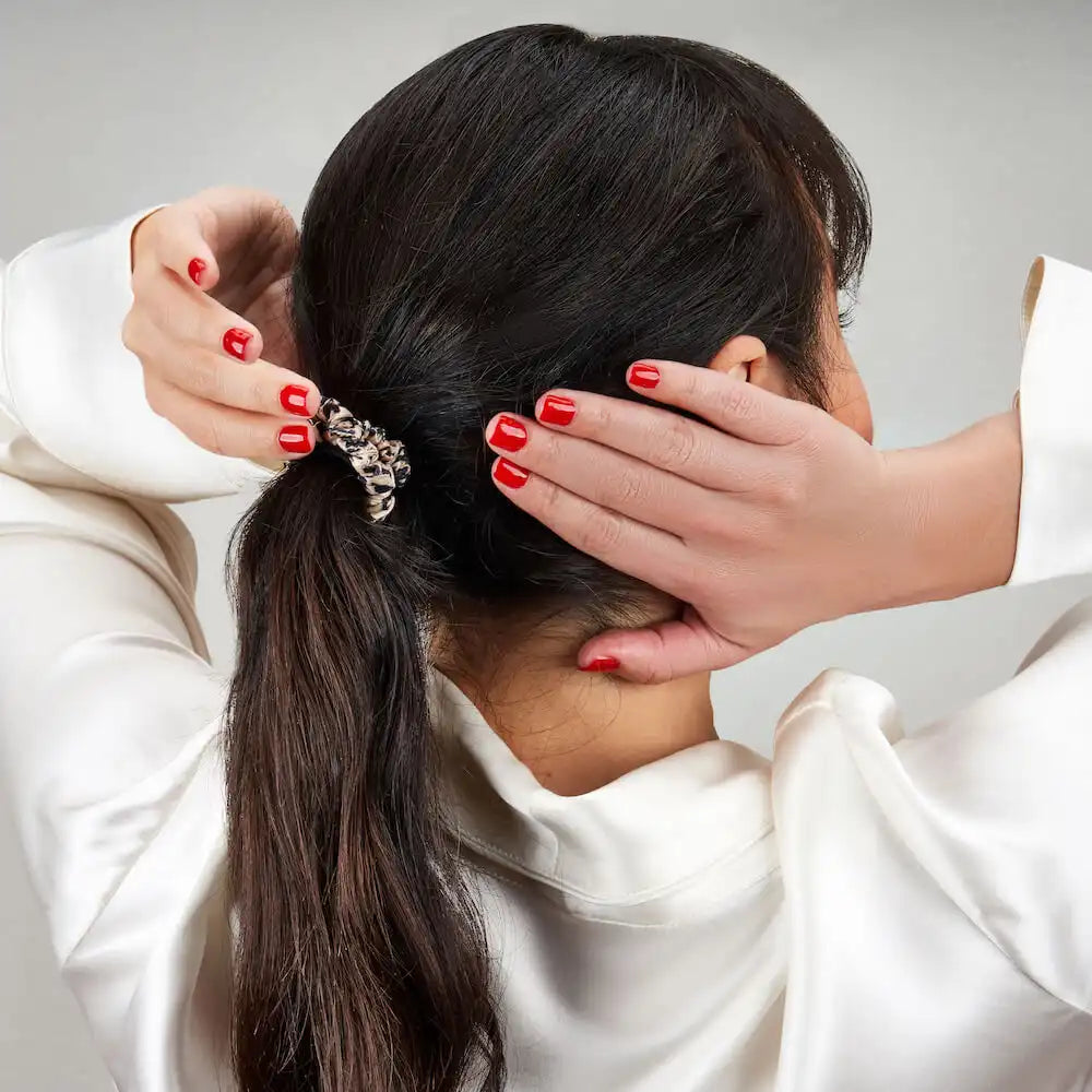 Blissy Skinny Scrunchies - Leopard