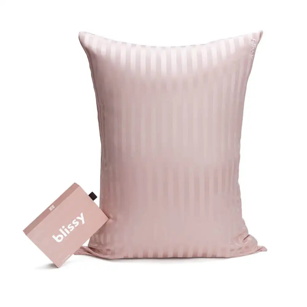 Pillowcase - Pink Striped - King