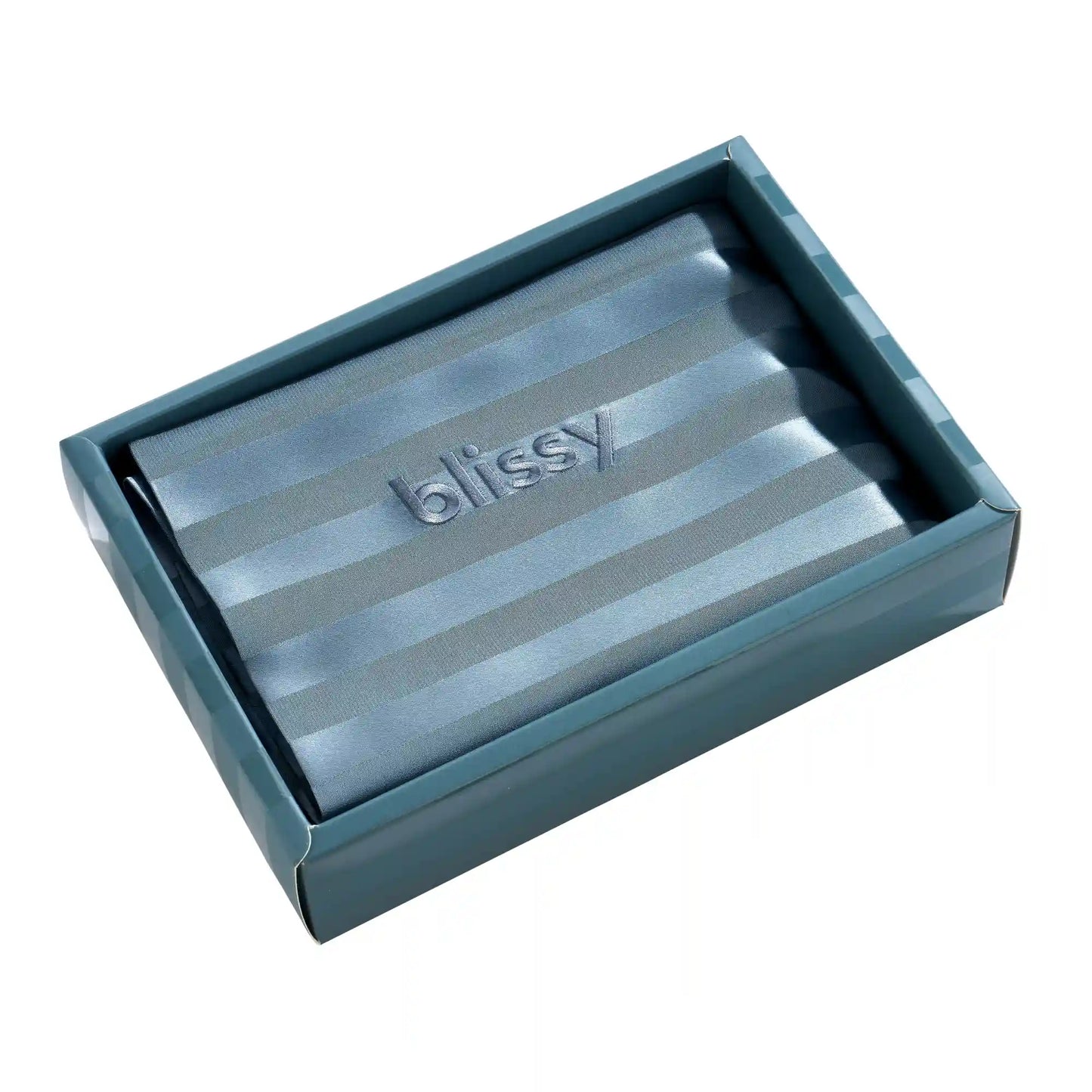 Pillowcase - Ash Blue Striped - Queen