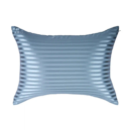 Pillowcase - Ash Blue Striped - Queen