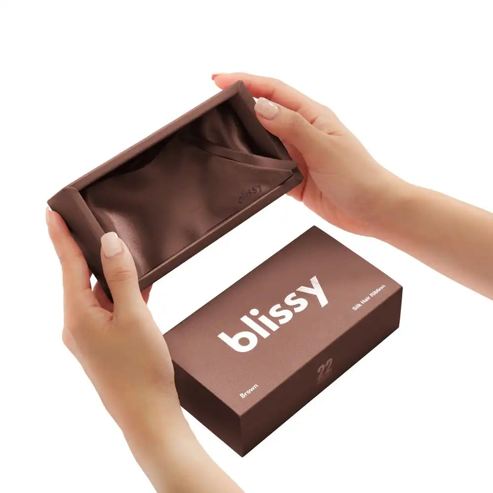 Blissy Hair Ribbon - Chocolate
