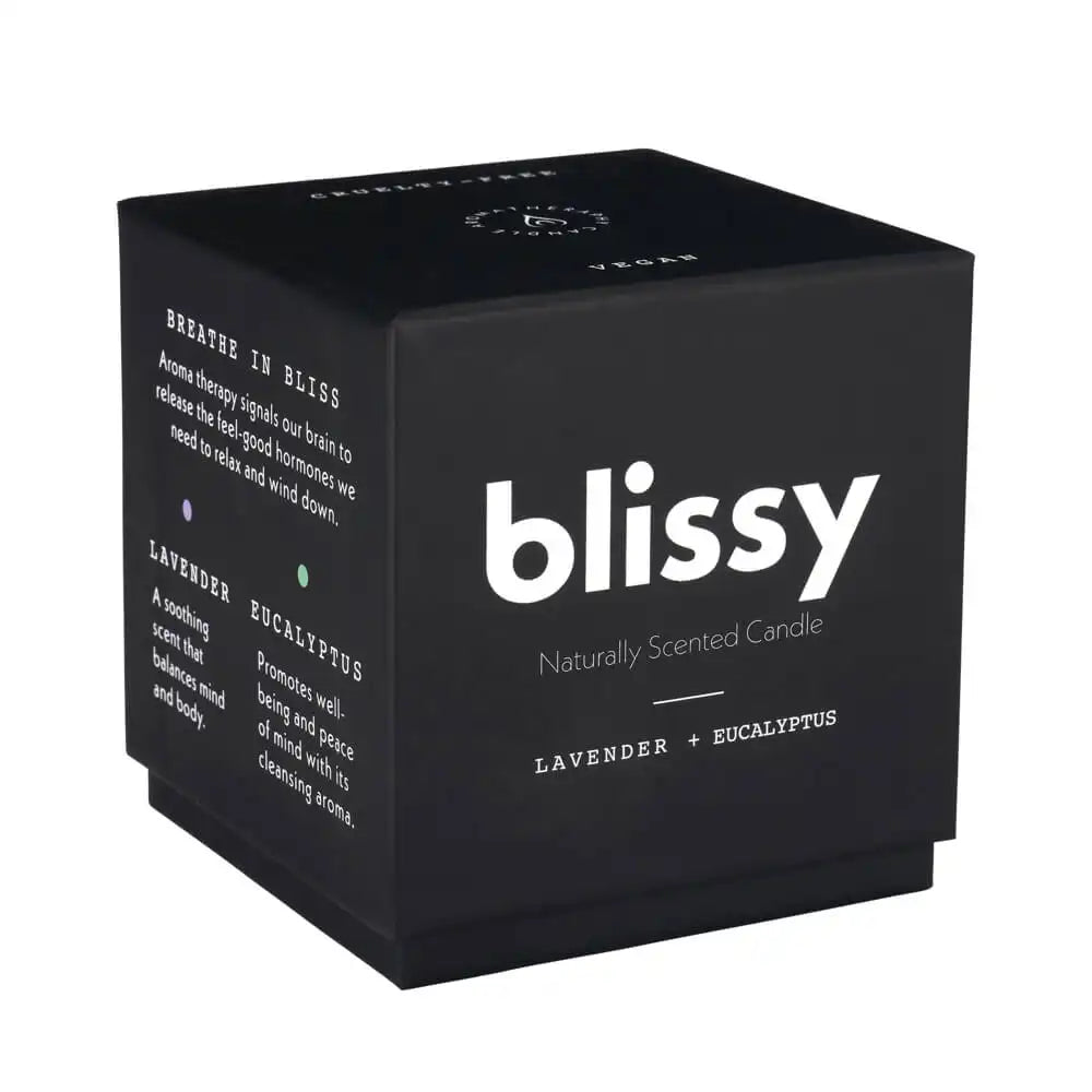 Blissy Candle - Lavender & Eucalyptus