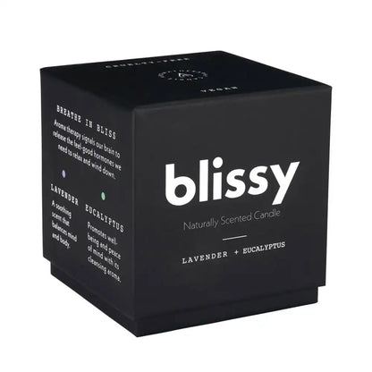 Blissy Candle - Lavender & Eucalyptus