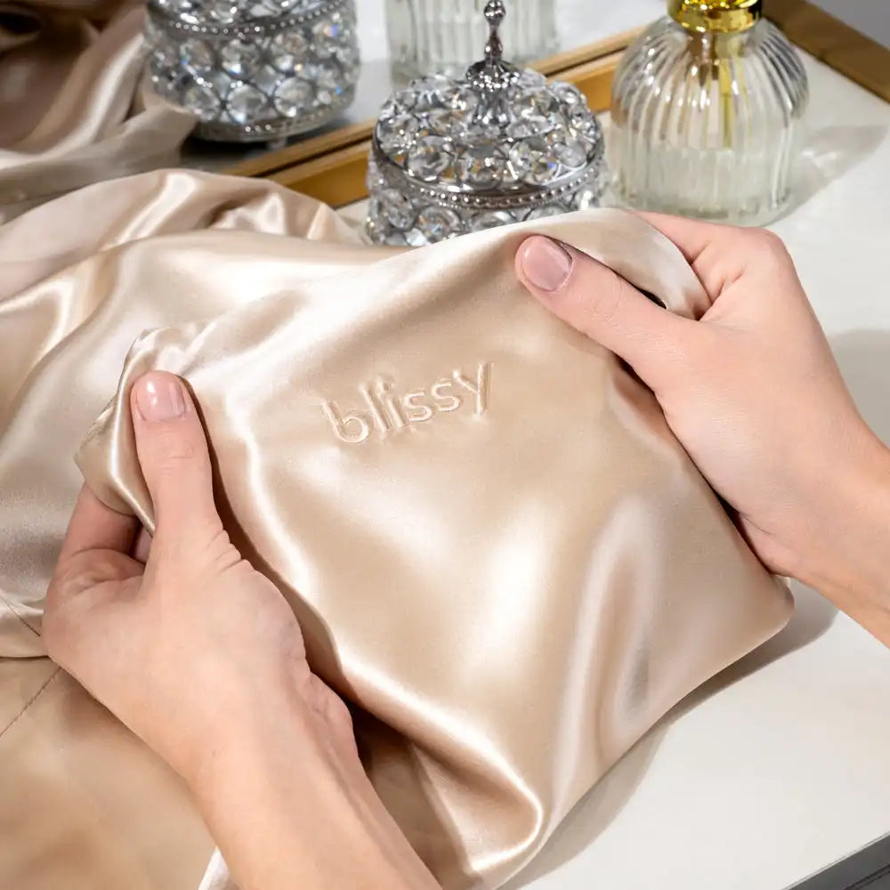 Crescent Pillowcase - Champagne - Queen