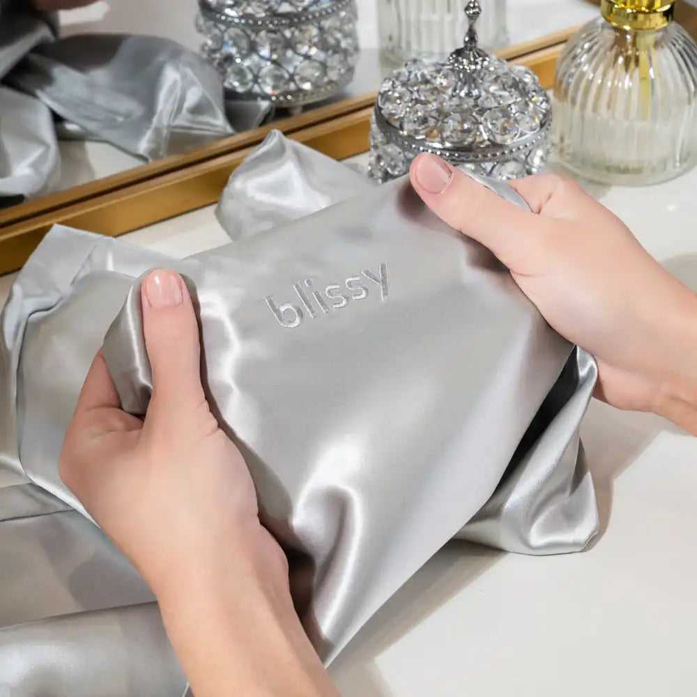Crescent Pillowcase - Silver - Queen