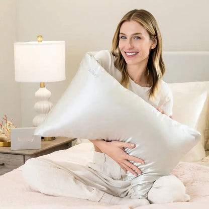 Crescent Pillowcase - Silver - Queen