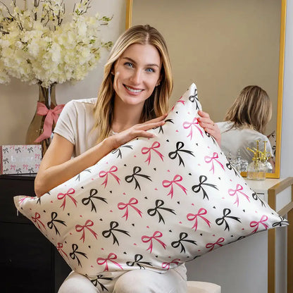 Pillowcase - Dancing Bows - Queen