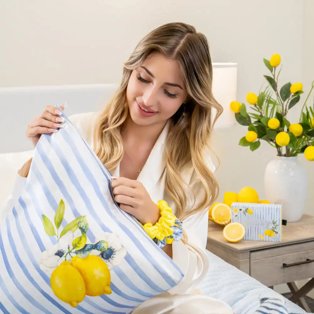 Pillowcase - Lemon Bloom - Queen