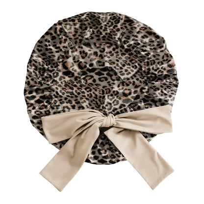 Blissy Bow Bonnet - Leopard