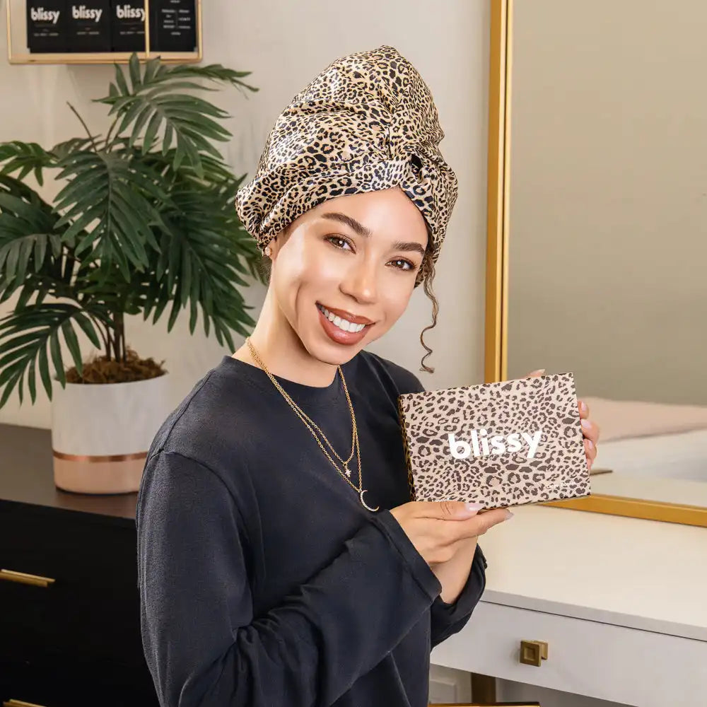 Blissy Bonnet - Leopard - Large