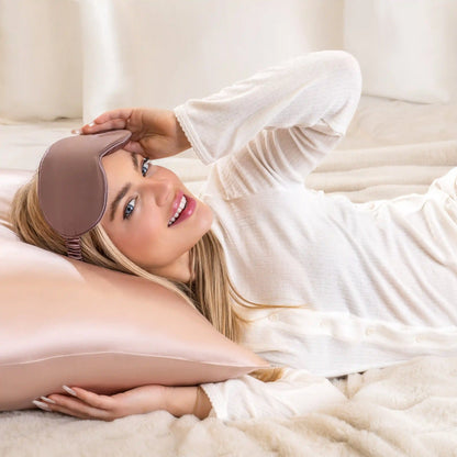 Sleep Mask - Plum - Profile