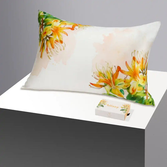 Pillowcase - Zodiac Flower - Aries Honeysuckle - Standard
