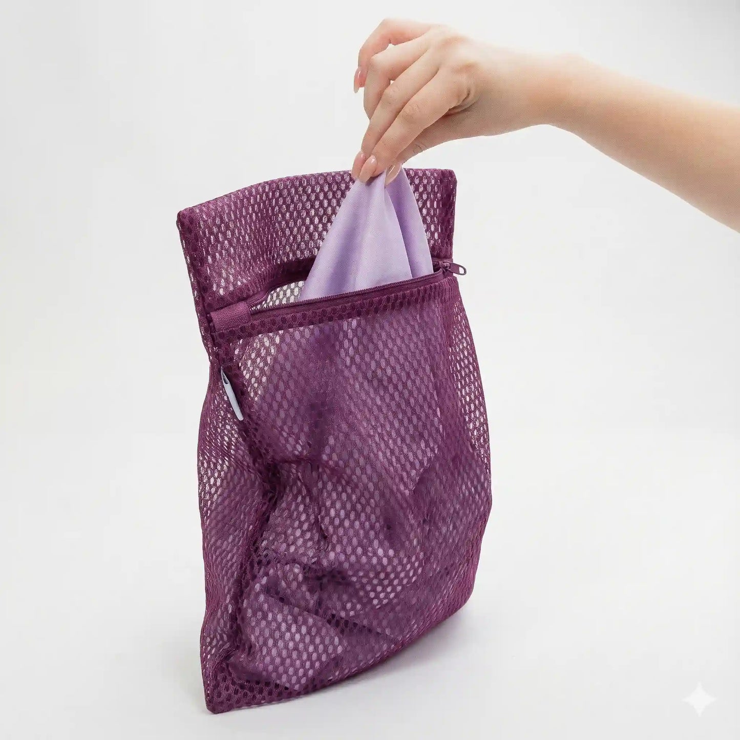 Blissy - Mesh Wash/Laundry Bags - Plum (3 pack)
