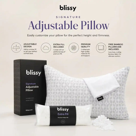 Signature Adjustable Pillow - Crescent - Queen